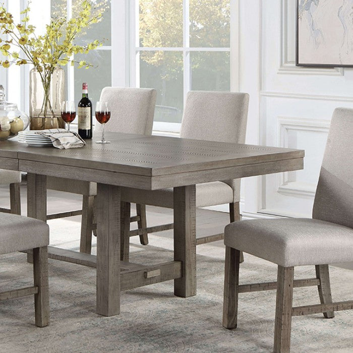 SAN ANTONIO Rustic Gray Dining Table CM3251GY-T