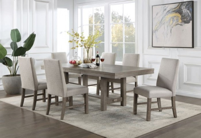 SAN ANTONIO Rustic Gray Dining Table CM3251GY-T