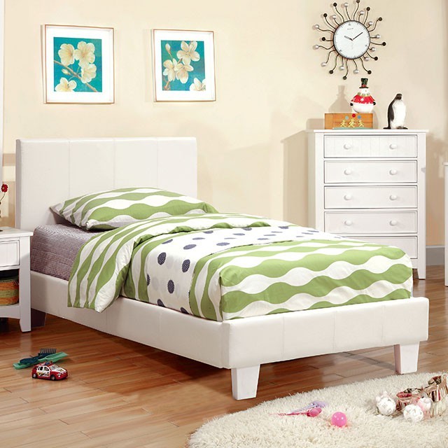 FOA WINN PARK Contemporary Beige Bed CM7008WH