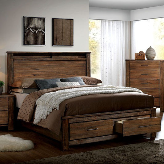 FOA ELKTON Cottage Solid Wood Bed CM7072