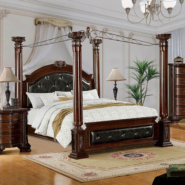 MANDALAY Traditional Brown Cherry Bed CM7271