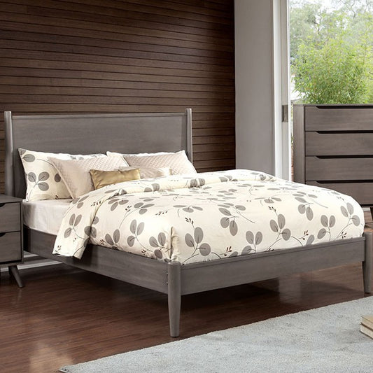 FOA LENNART Mid-Century Modern Bed CM7386