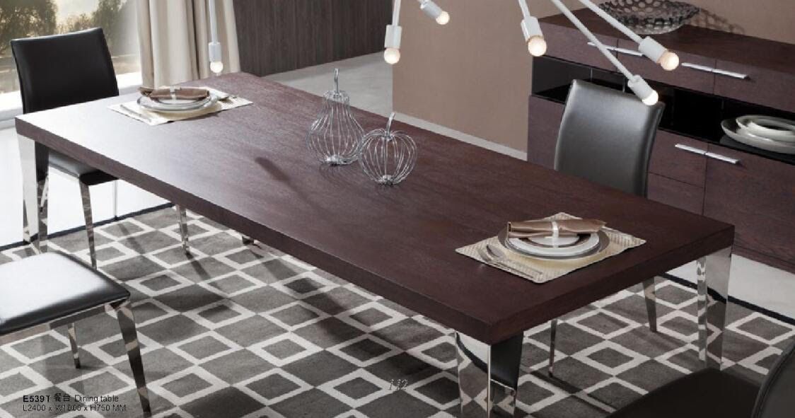 Daytona Modern Brown Oak Rectangle Dining Table VGWCE539T