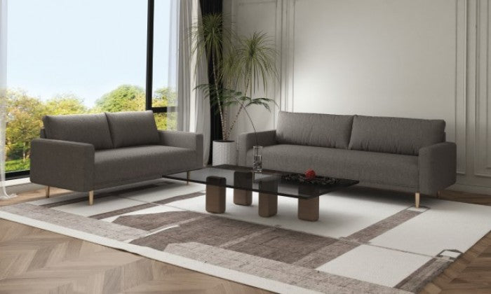 FOA ELVERUM Contemporary Charcoal Gray Sofa FM61000GY-SF