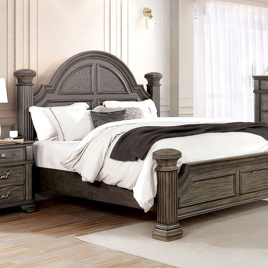 FOA PAMPHILOS Traditional Gray Bed FOA7144GY