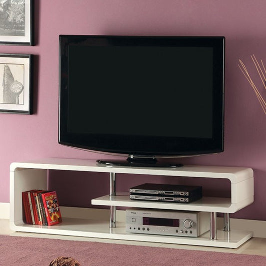 FOA NINOVE Contemporary White TV Stand CM5057-TV